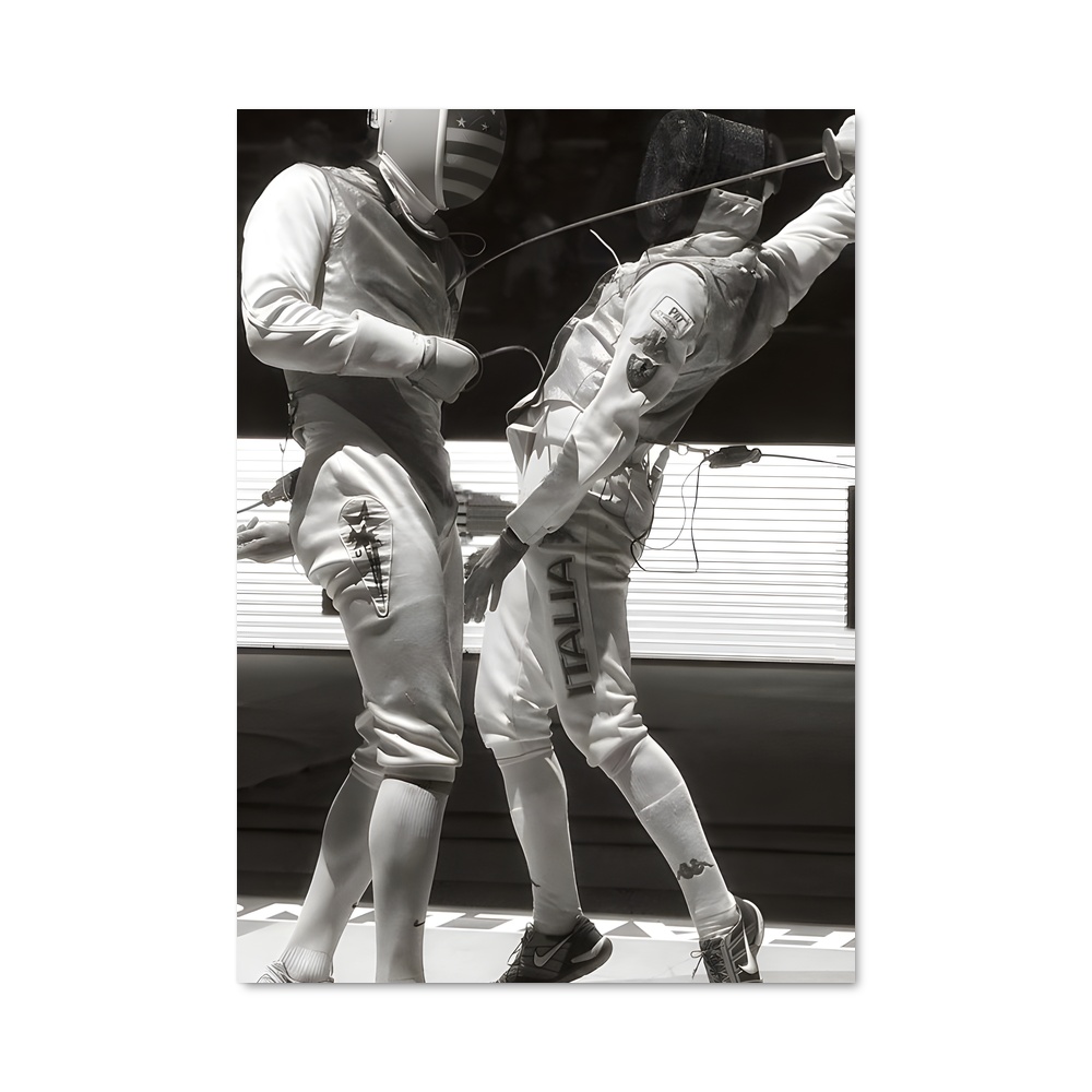Poster Olympics fencing